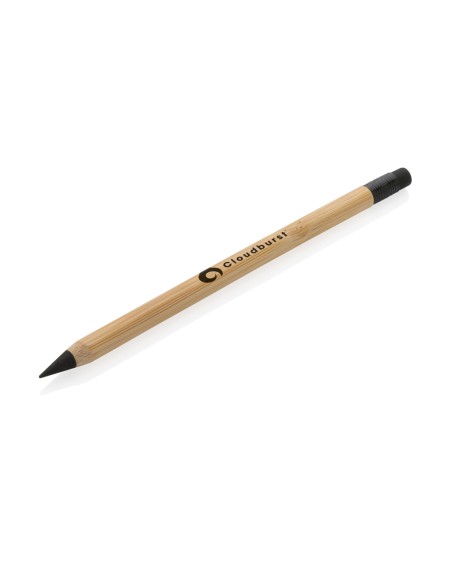 Penna infinity in bambù con gomma